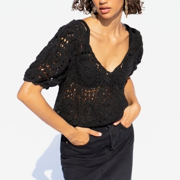 Free People Sand Dune Crochet Bodysuit - Picture 3 of 6